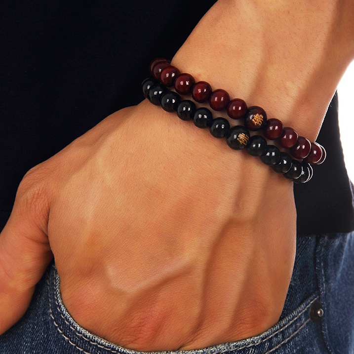 Hnědý náramek Bead 
