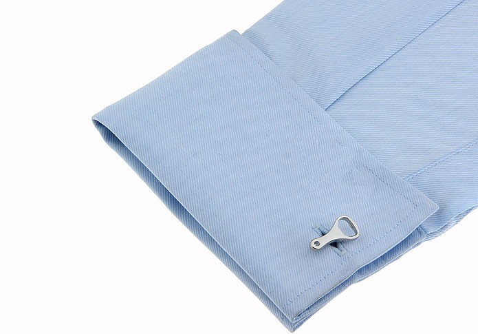 Manžetové knoflíčky Nářadí - otvírák na pivo a klíč 