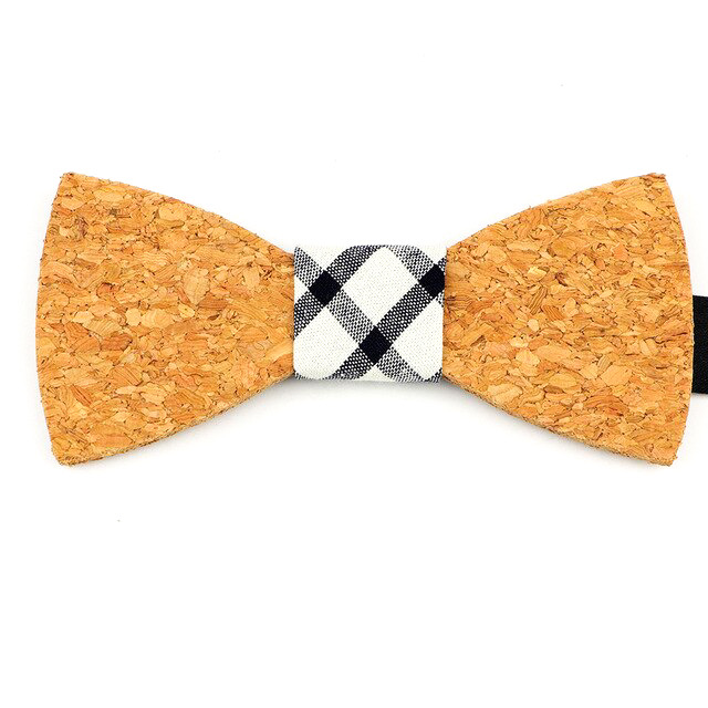 Pánský motýlek Korek Klasik Black check
