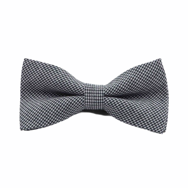 Modro - bílý motýlek Houndstooth