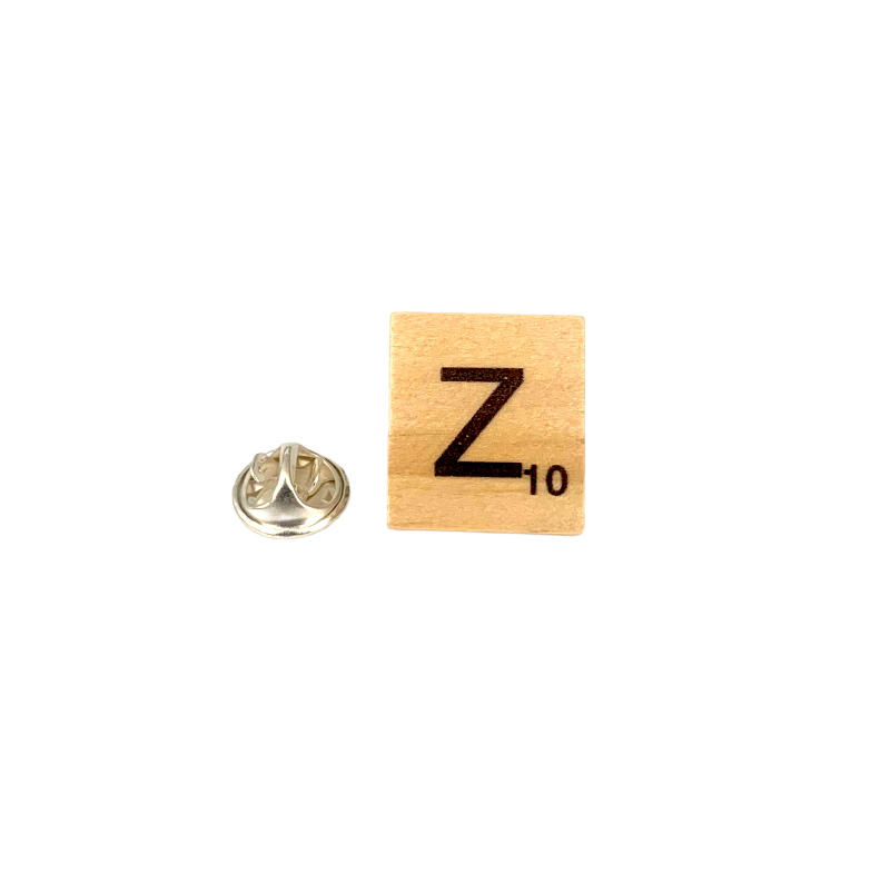 Brož Scrabble písmeno Z