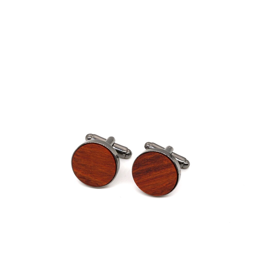 Manžetové knoflíčky Wood Santal black