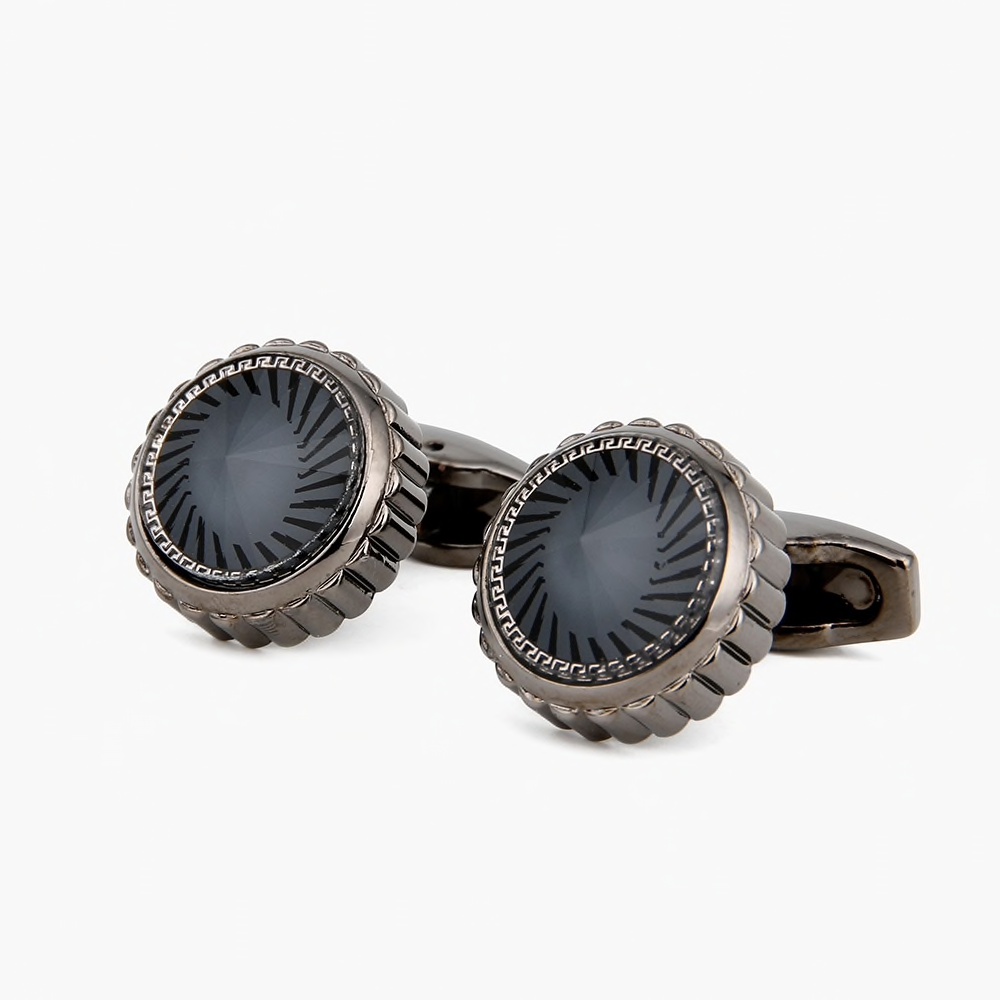 Manžetové knoflíčky Gunmetal Rotary