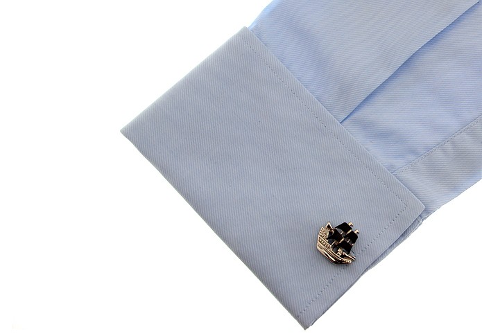 Manžetové knoflíčky Pirátská loď