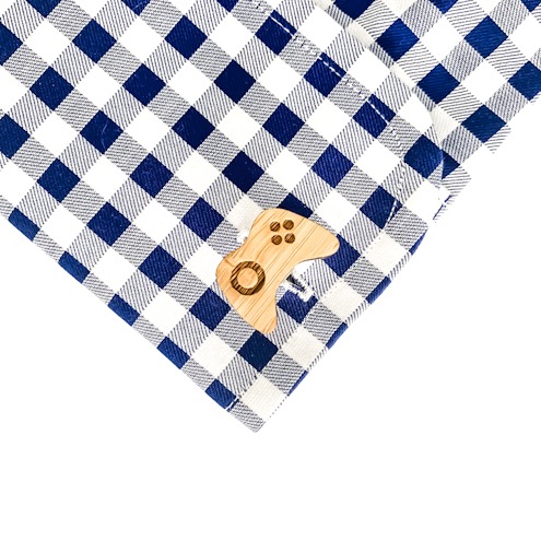 Dřevěné manžetové knoflíčky Herní ovladač