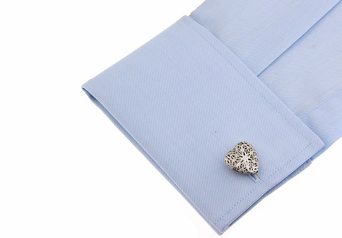 Manžetové knoflíčky Otevírací srdce