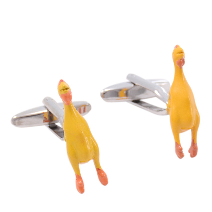 Manžetové knoflíčky Gumová kachna 