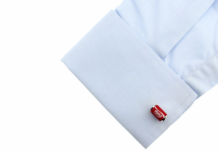 Manžetové knoflíčky Plechovka Coke