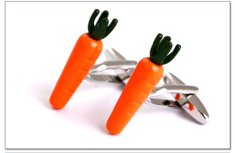 Manžetové knoflíčky Mrkev 