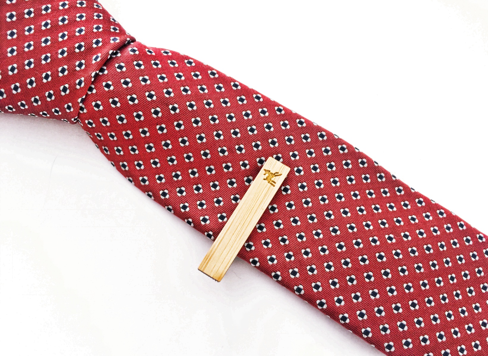 Dřevěná spona na kravatu Srnka běží