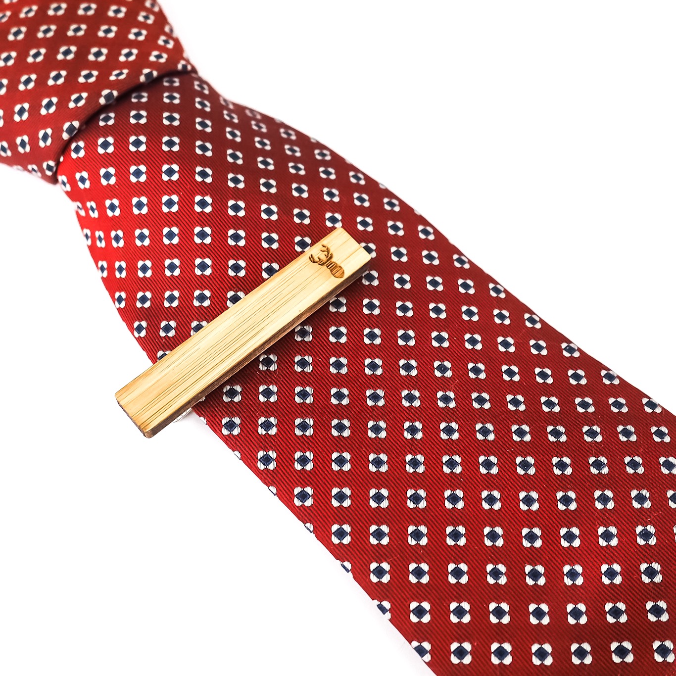 Dřevěná spona na kravatu Jelen paroží