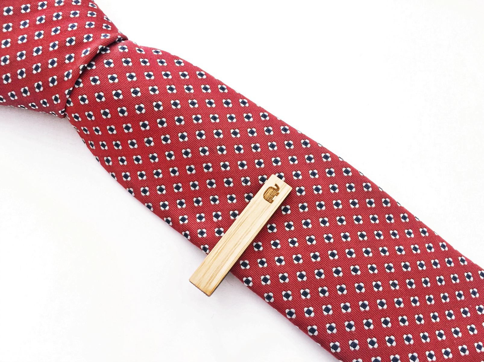 Dřevěná spona na kravatu Slůně