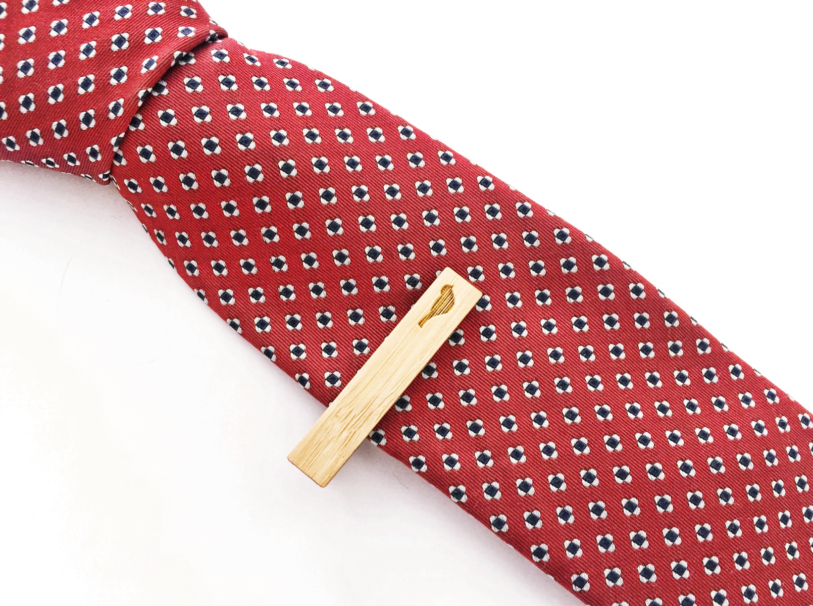 Dřevěná spona na kravatu Vlaštovka 