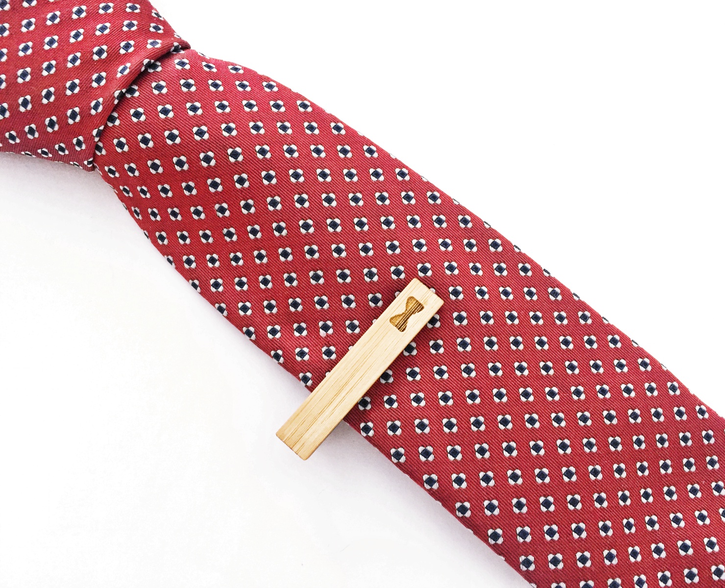 Dřevěná spona na kravatu Motýlek I.