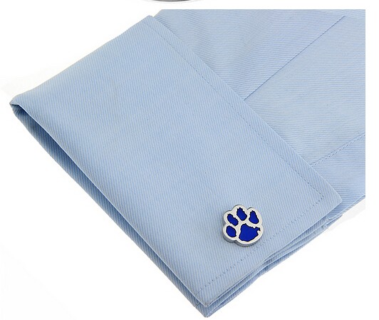 Manžetové knoflíčky Modrá tlapka 