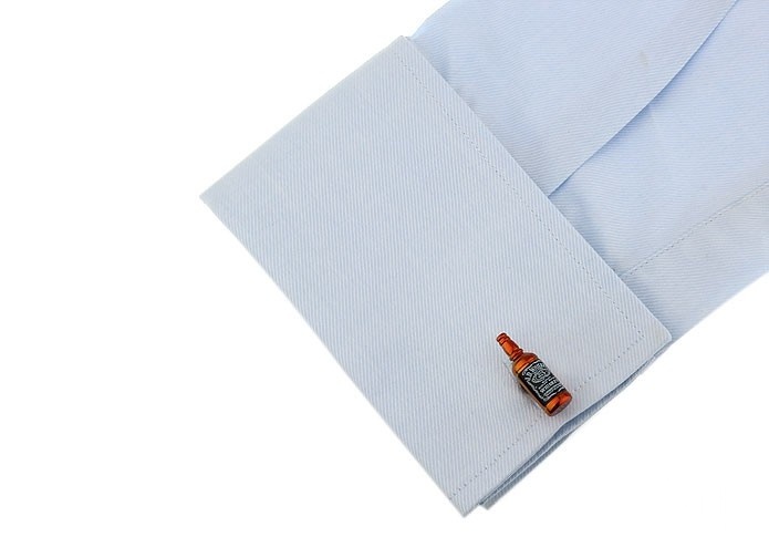 Manžetové knoflíčky Láhev whiskey 