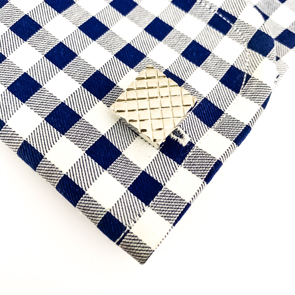 Manžetové knoflíčky Fashion Dlažba kostičky 