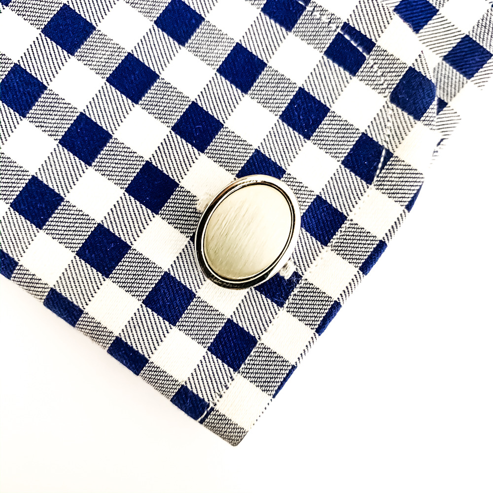 Manžetové knoflíčky Fashion Silver