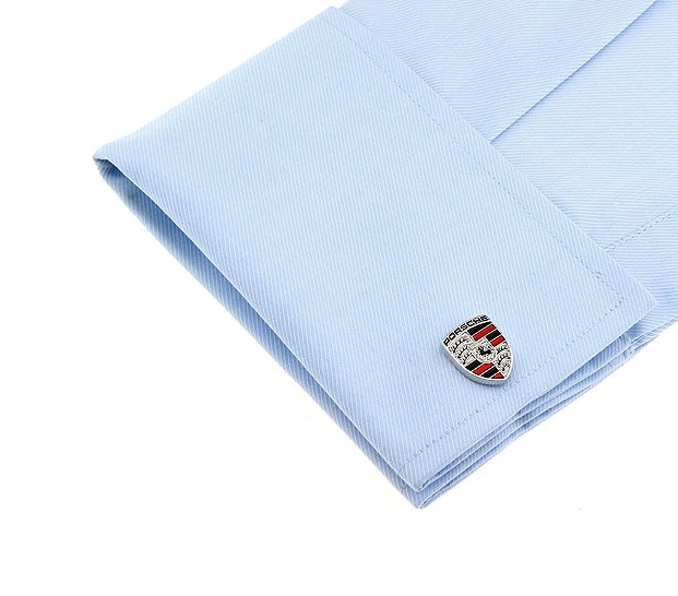 Manžetové knoflíčky Porsche stříbrné