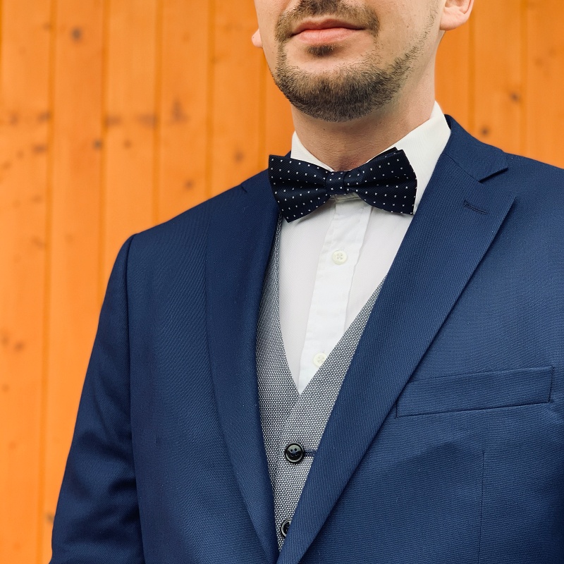 Modrý motýlek Hvězdičky 