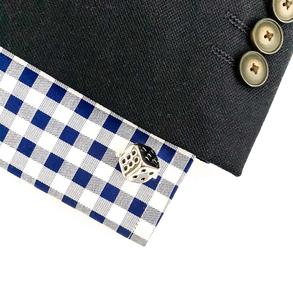 Manžetové knoflíčky Hrací kostky