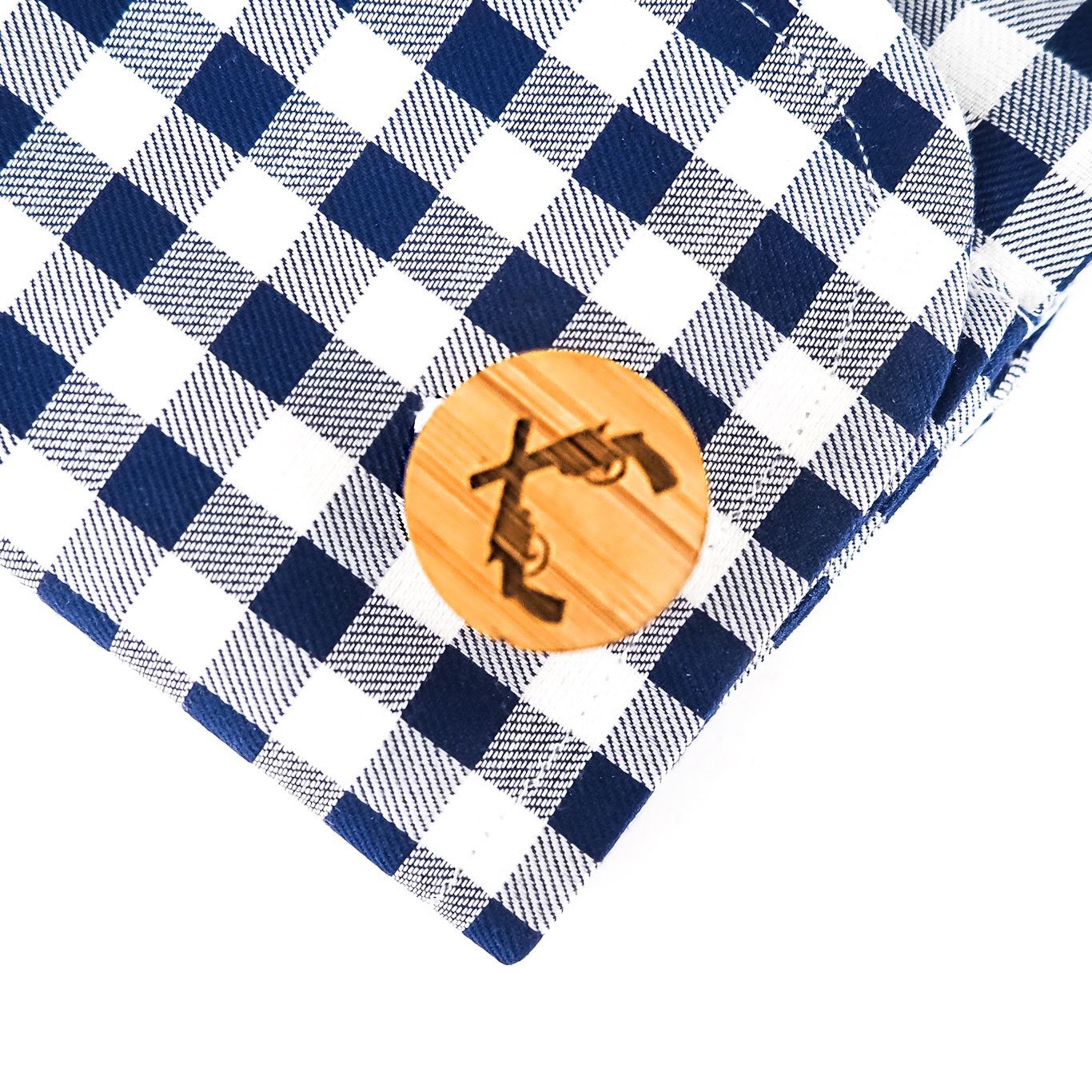 Dřevěné manžetové knoflíčky Revolver