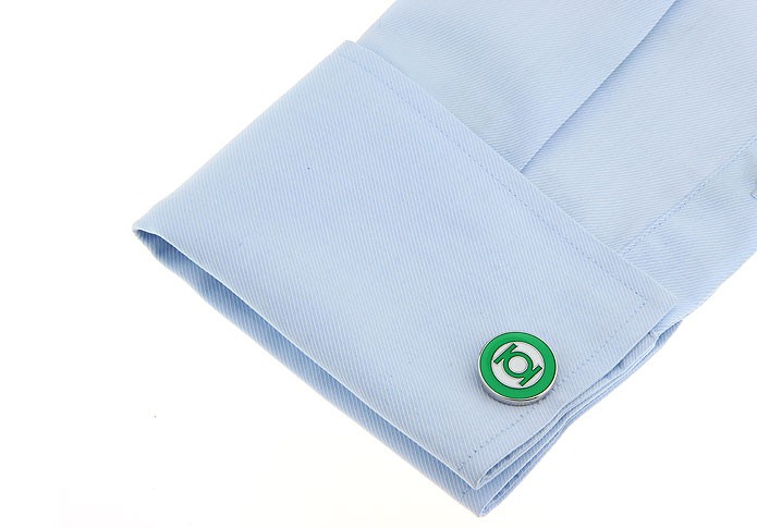 Set - spona na kravatu a manžetové knoflíčky Green Lantern 
