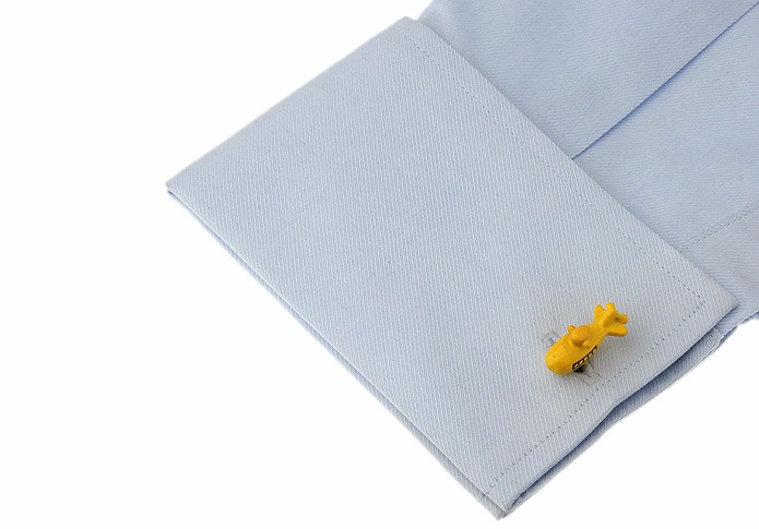 Manžetové knoflíčky Žlutá ponorka 