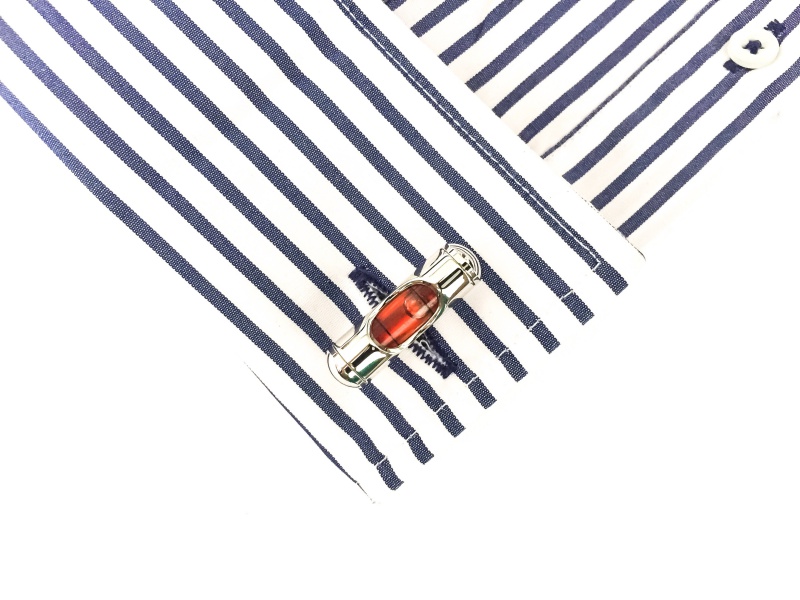 Manžetové knoflíčky Vodováha červená 