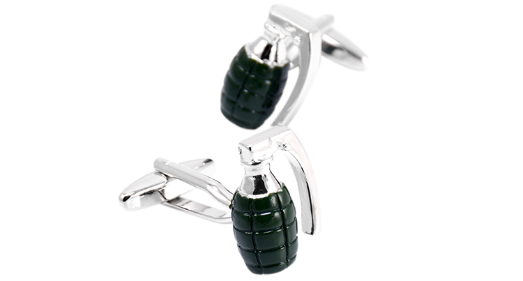 Manžetové knoflíčky Armádní granáty