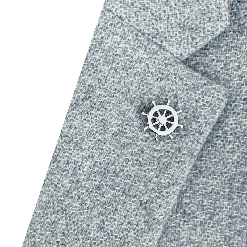 Brož Kormidlo stříbrné 