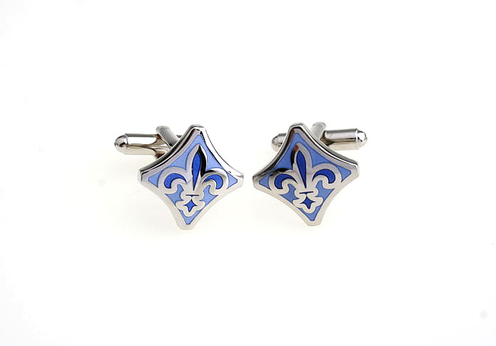 Manžetové knoflíčky Fashion Sparta ornament modrý