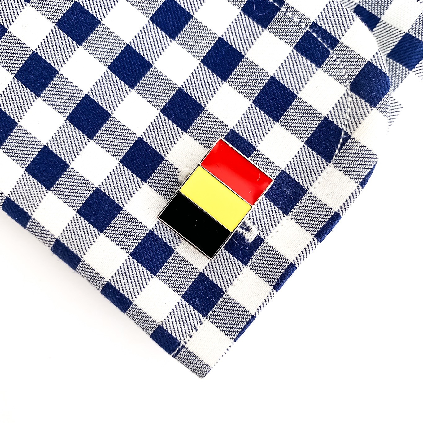 Manžetové knoflíčky Vlajka Belgie 