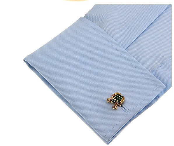 Manžetové knoflíčky Žába