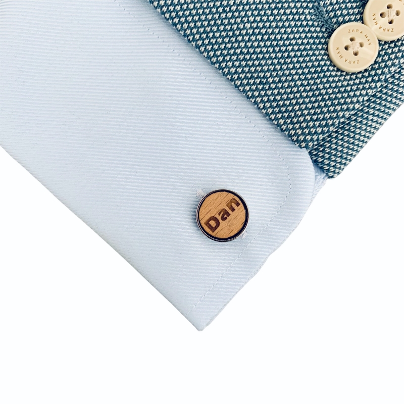 Dřevěné manžetové knoflíčky Dan