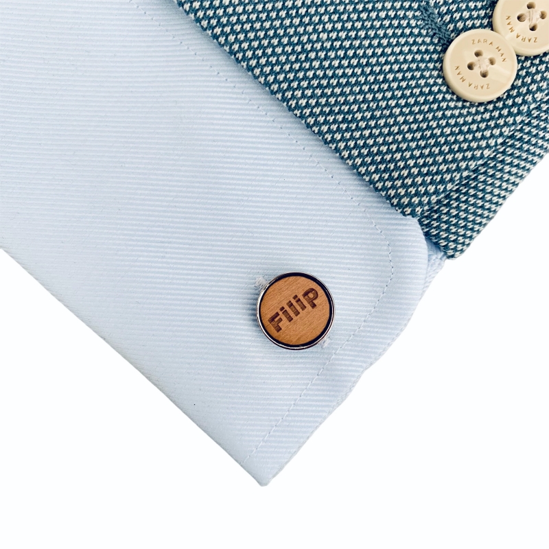 Dřevěné manžetové knoflíčky Filip