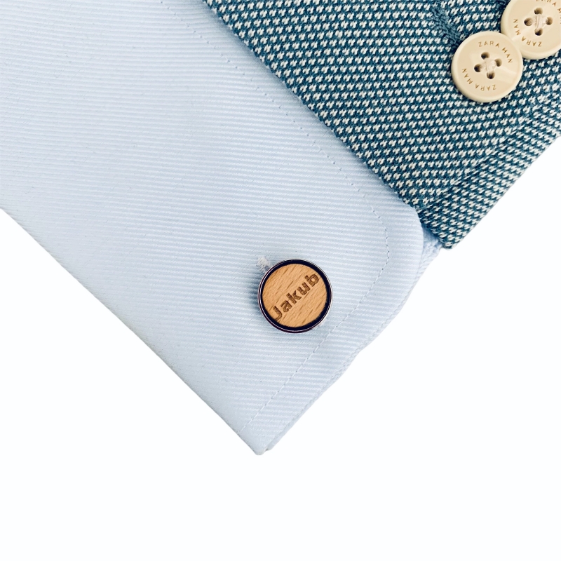 Dřevěné manžetové knoflíčky Jakub