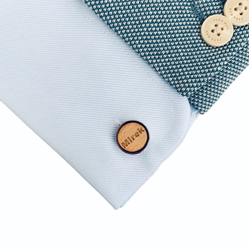 Dřevěné manžetové knoflíčky Mirek