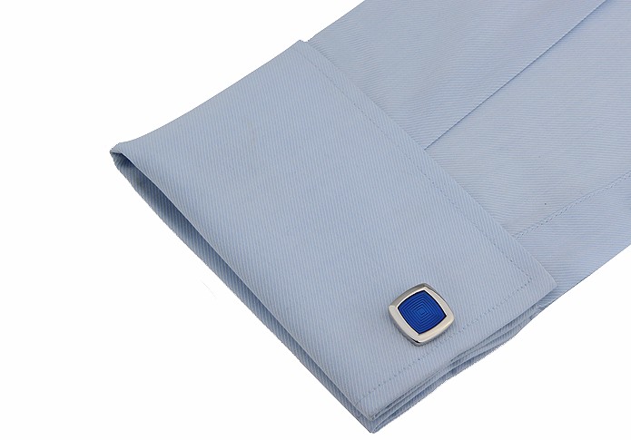 Manžetové knoflíčky Modrý střed 