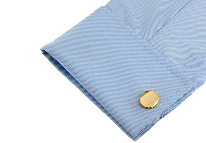 Manžetové knoflíčky Ovál zlatý 