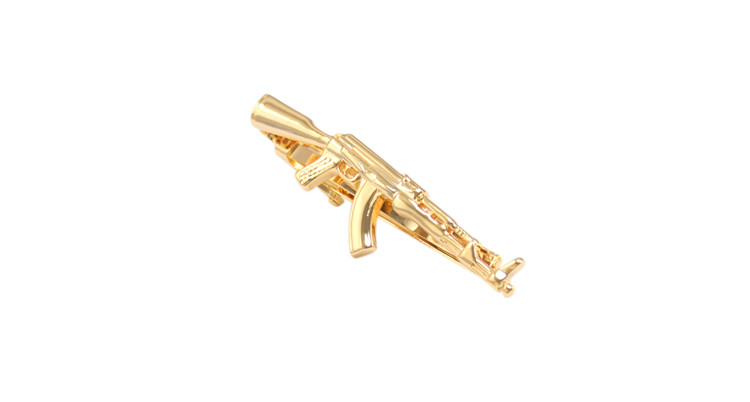 Spona na kravatu Samopal AK-47