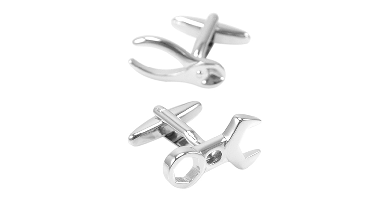 Manžetové knoflíčky Klíč a štípačky 