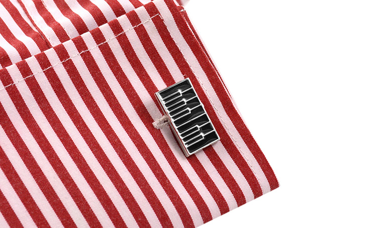 Manžetové knoflíčky Klávesy černé 