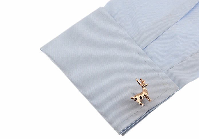 Manžetové knoflíčky zlatý Jelen 