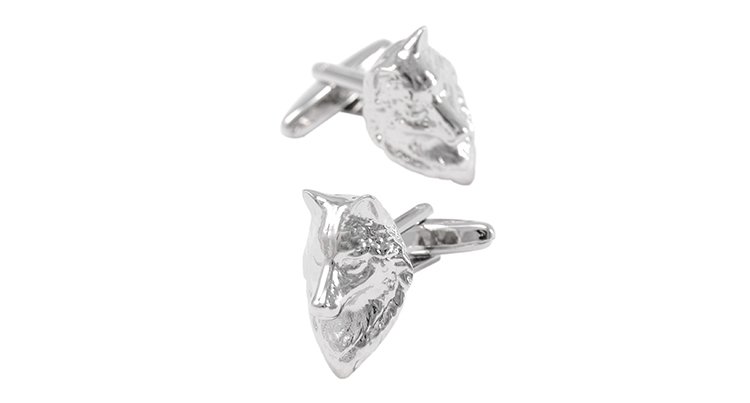 Manžetové knoflíčky Vlčí hlava