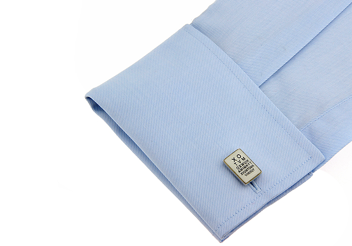 Manžetové knoflíčky Snellenova tabule 