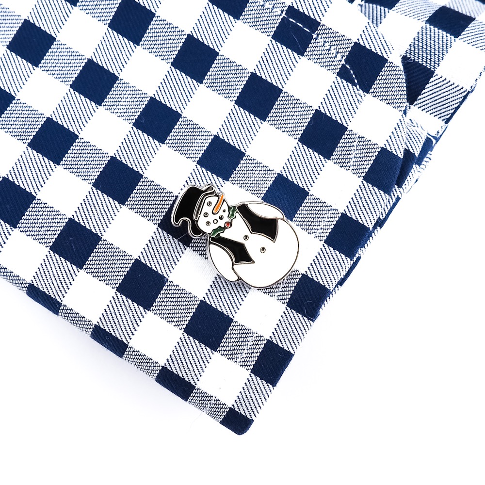 Manžetové knoflíčky Sněhulák 