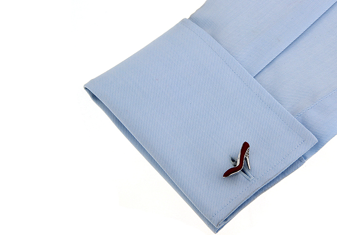 Manžetové knoflíčky Červené lodičky 