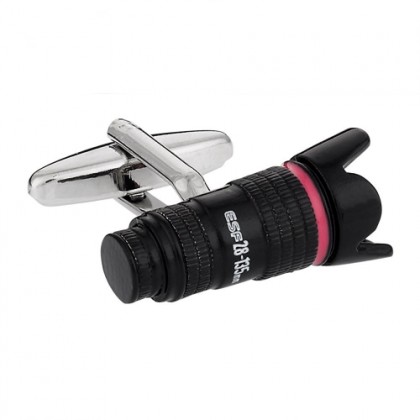 Manžetové knoflíčky Objektiv fotoaparátu