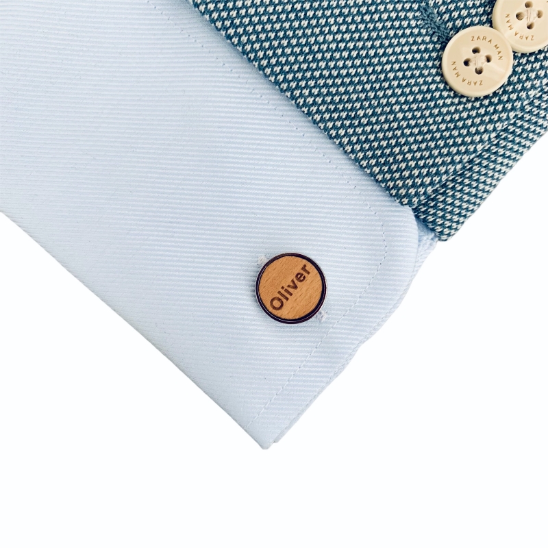 Dřevěné manžetové knoflíčky Oliver